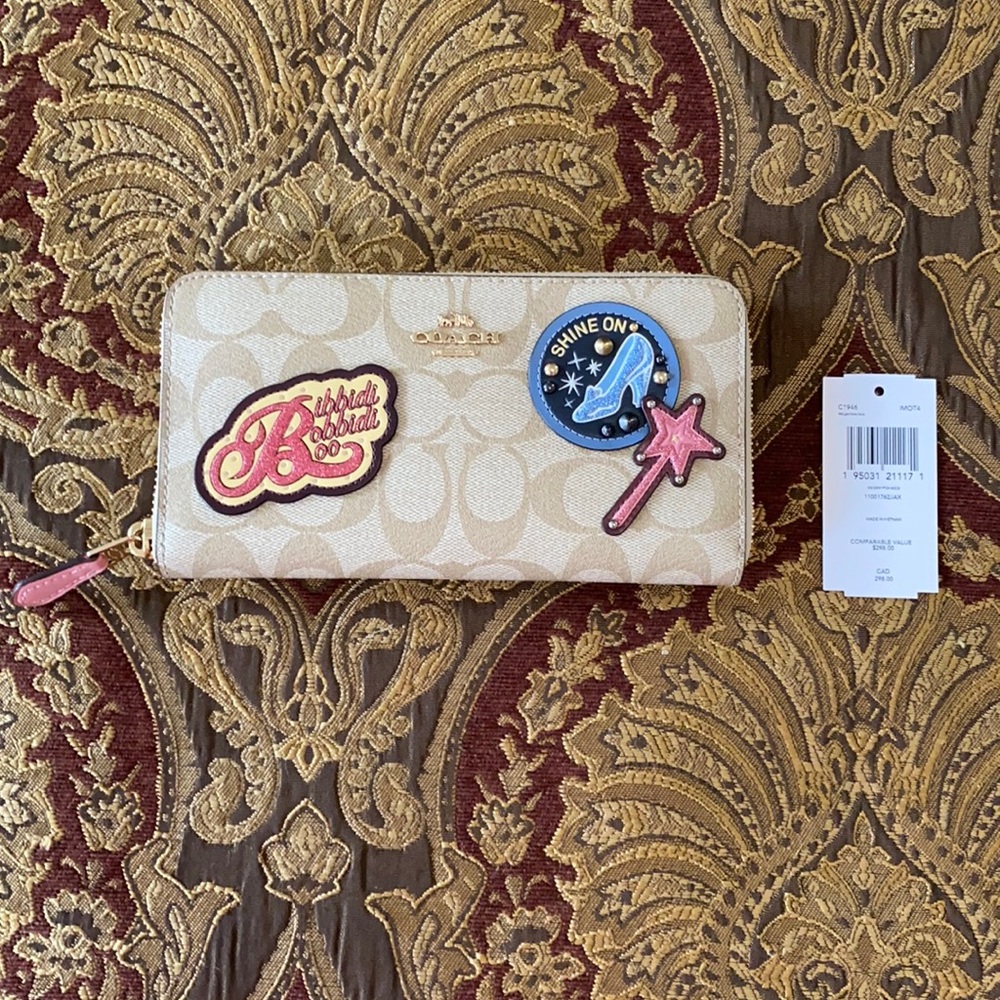 Disney X Coach Accordion Zip Wallet